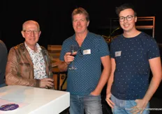 John van Velzen, Hein Visser van SDE Plant en Sven Bakker van VDE Plant.